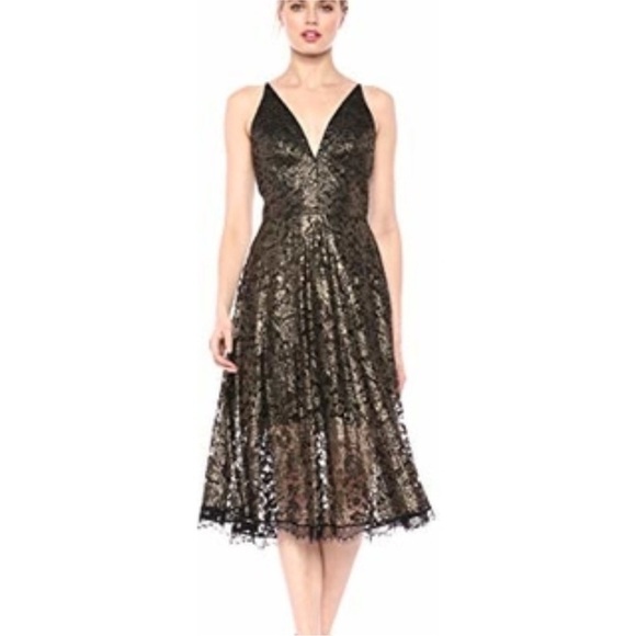 Dress the Population Ophilia Sleeveless Lace Fit & Flare Dress - Picture 7 of 7